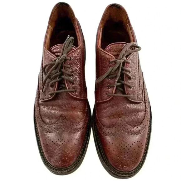 Rag and bone Spencer shoe sz 42 9 brown Italian leather wingtip oxfords Academia - Picture 14 of 14
